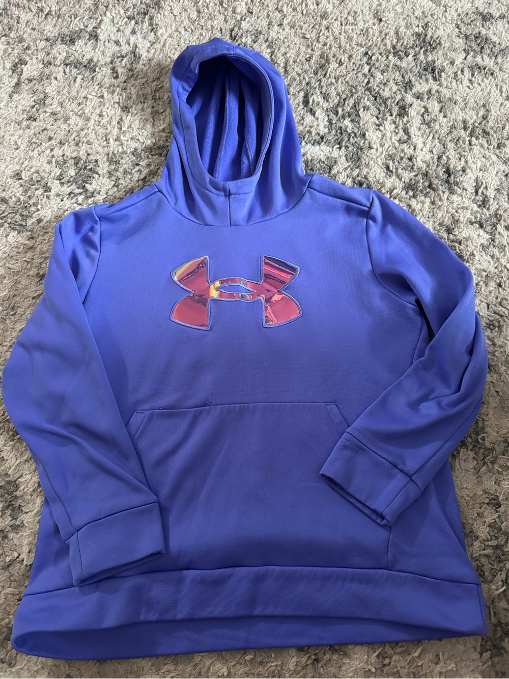 Youth XLUnder Armour youth Purple Hoodie Pullover
